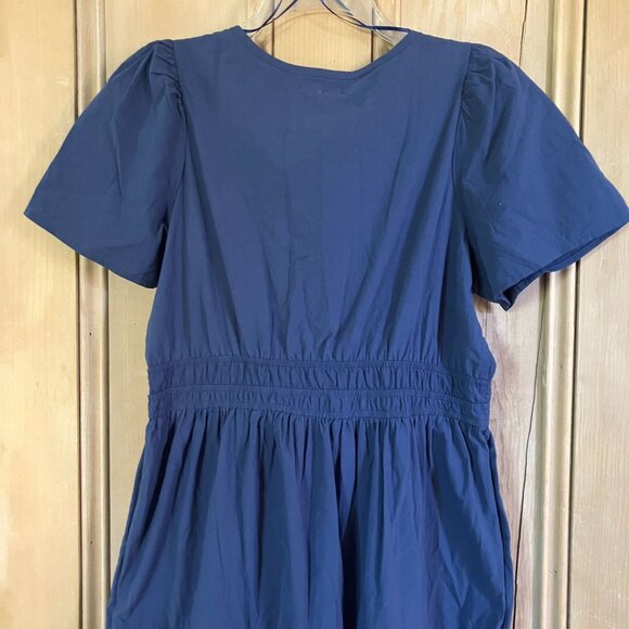 STITCHDROP Womens Tempe Cotton Tiered 100% Cotton Midi Dress Medium Blue SP NWT - Picture 11 of 12
